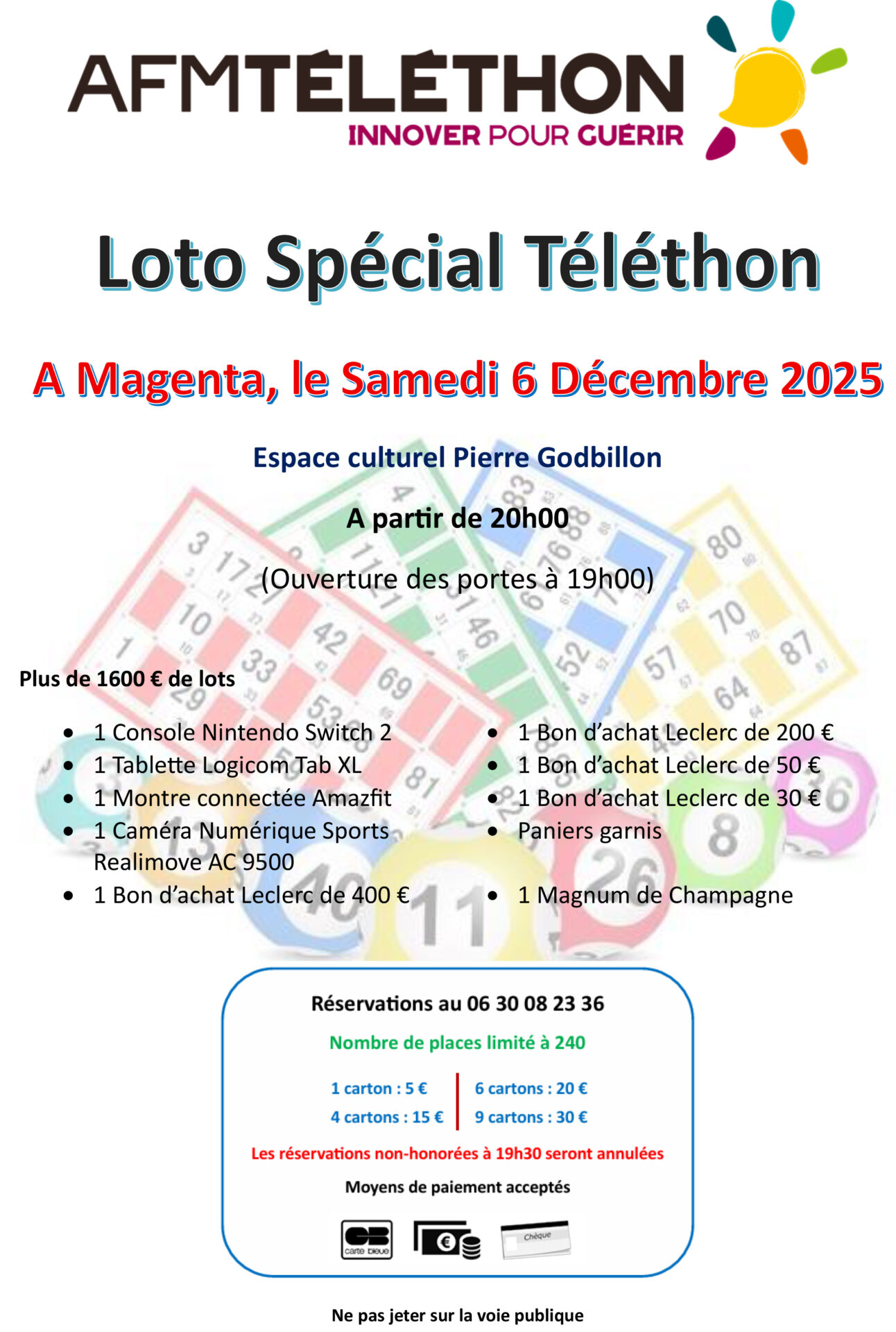 Affiche_Loto Spécial Téléthon V3