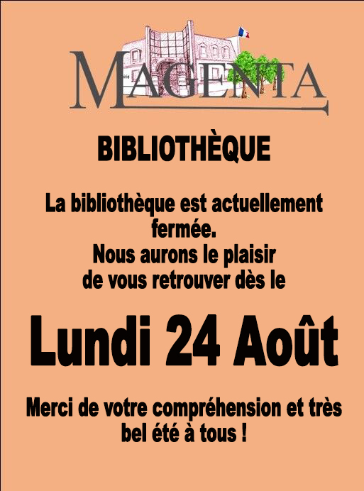 Affiche BIBLIOTHEQUE copie