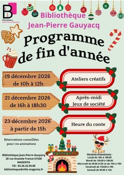 Programme BIBLIOTHEQUE
